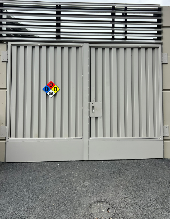 Custom Steel Security Gate Fabrication