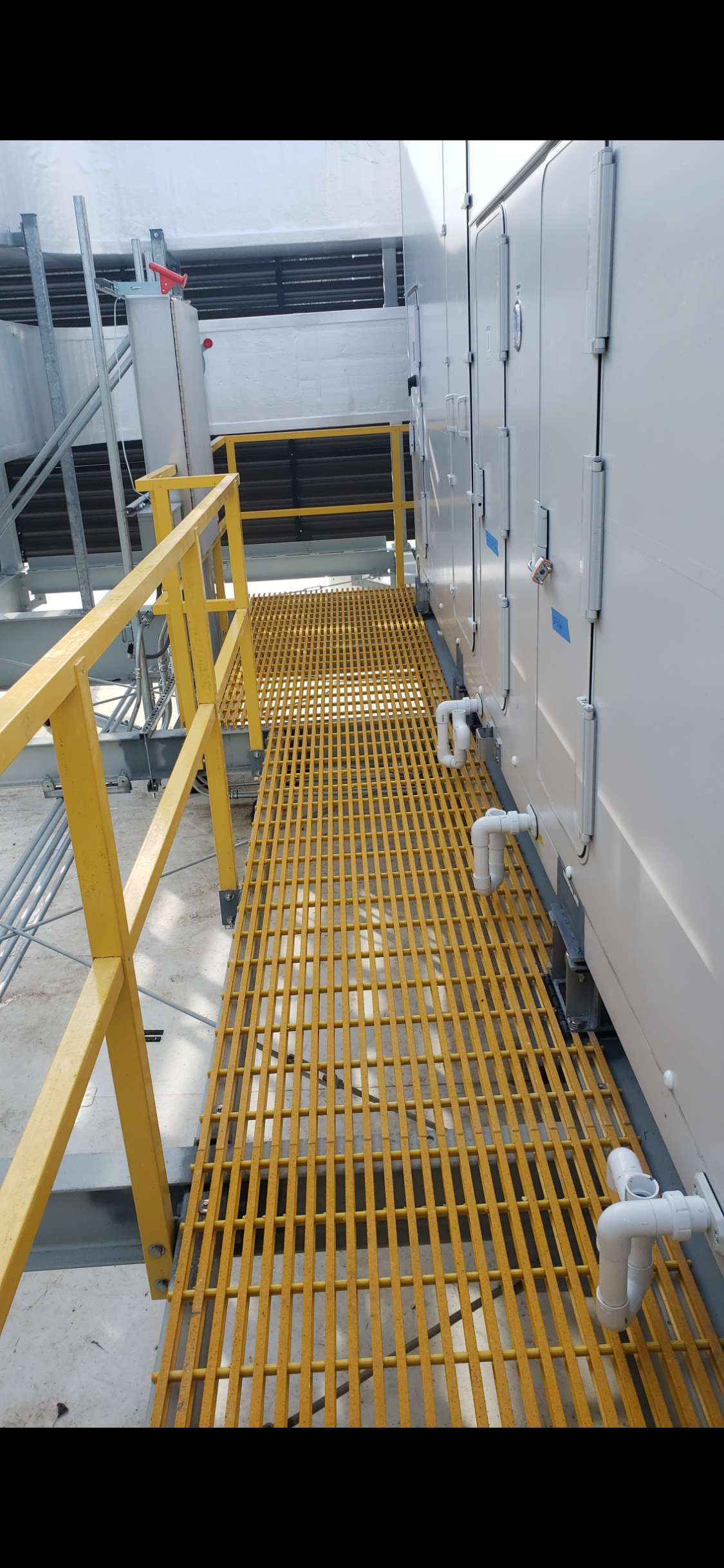 Elevated Steel Platform Installation