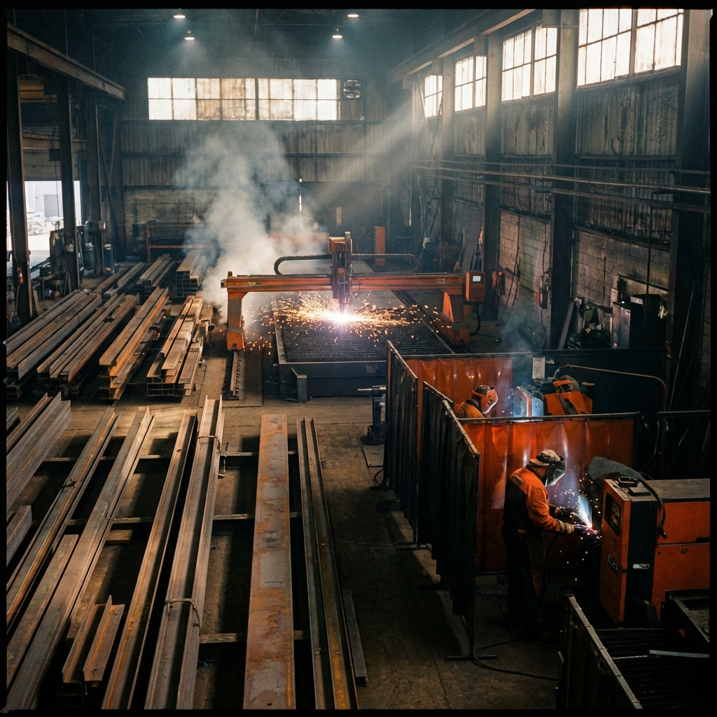 Inside the Wicked Iron Works fabrication shop in Puget Sound